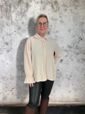 Agnes blus beige